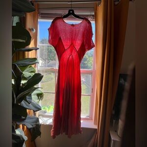 Vintage Moroccan Coral Dreas